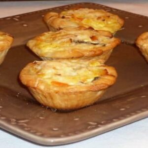 Mini Quiches de Bacalhau