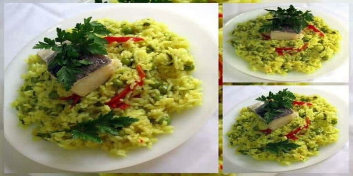 Bacalhau com Arroz de Ervilhas