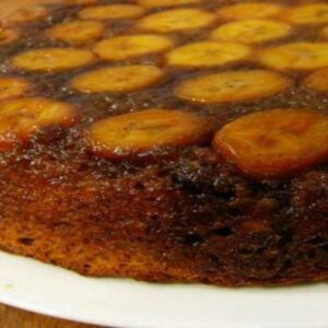 Bolo de Banana Caramelada