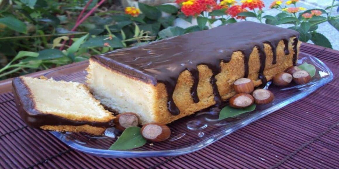 Bolo de Avelã com Ganache de Chocolate