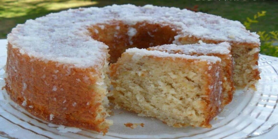 Bolo de Coco e Banana