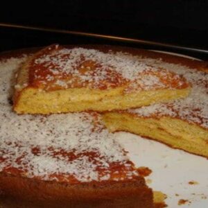 Bolo de Laranja com Coco Ralado