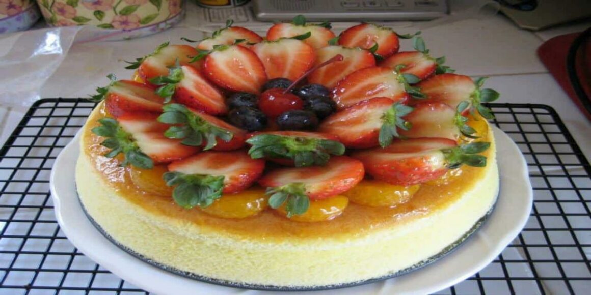 Cheesecake com Morangos