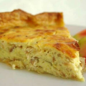 Tarte de Bacalhau com Natas