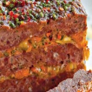 Bolo de Carne Com Legumes