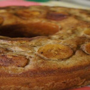 Bolo de Banana e Canela