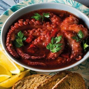 Polvo Guisado com Tomate